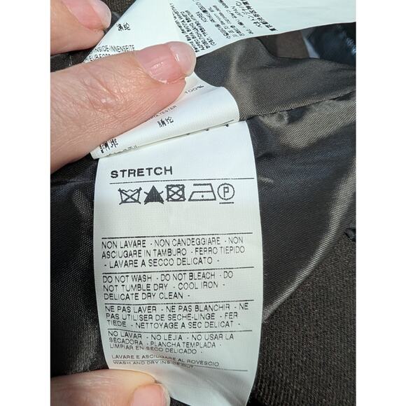 United Colors of Benetton Womens Brown Skirt Suit Blazer Set Made in Italy 40 - Picture 9 of 12